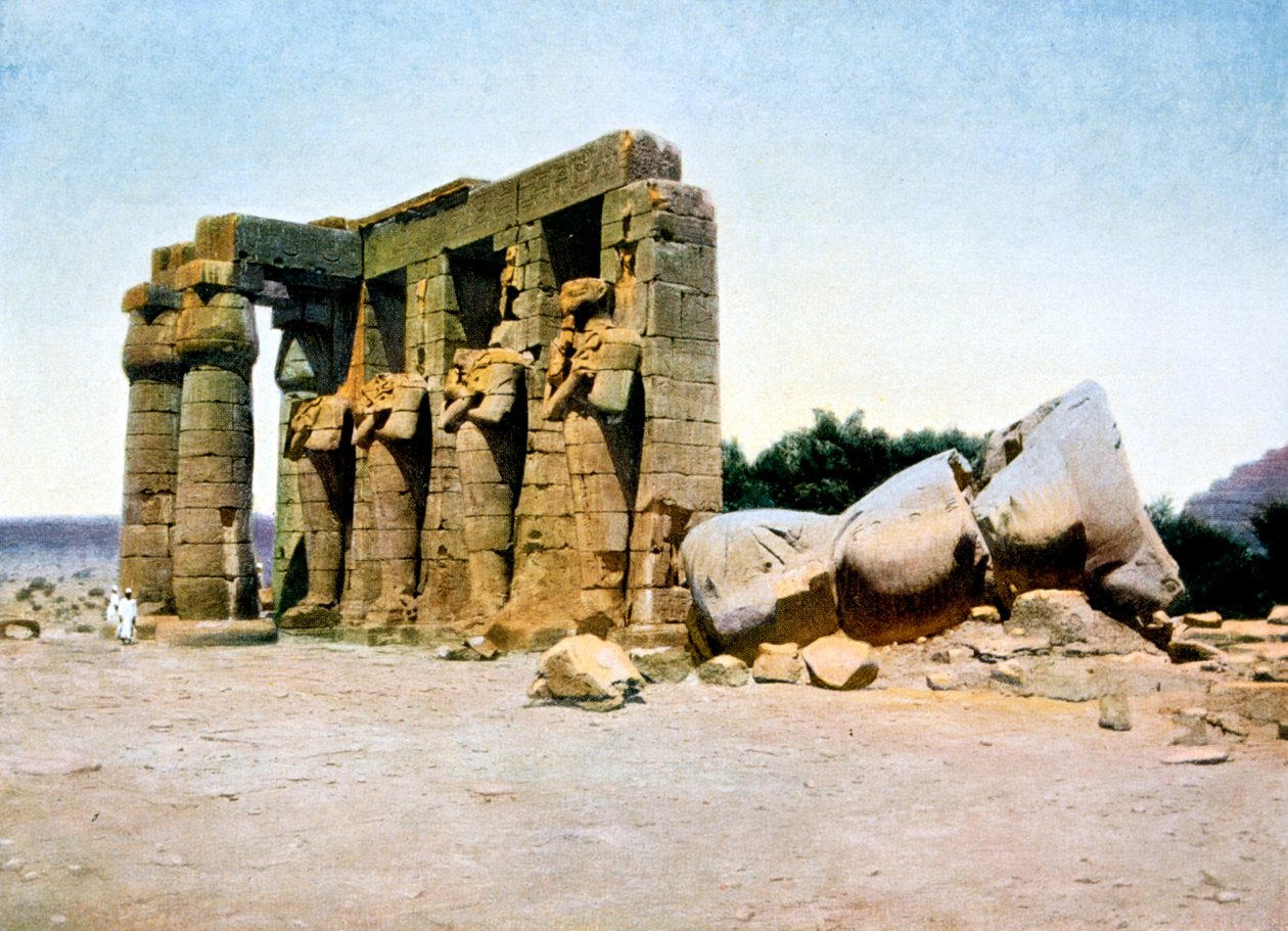 拉美西斯（Ramesseum），底比斯，埃及，二十世纪 作者 不明
