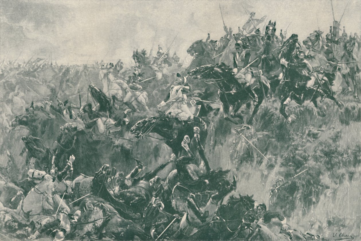 滑铁卢的山沟，1815年，1896年 作者 不明