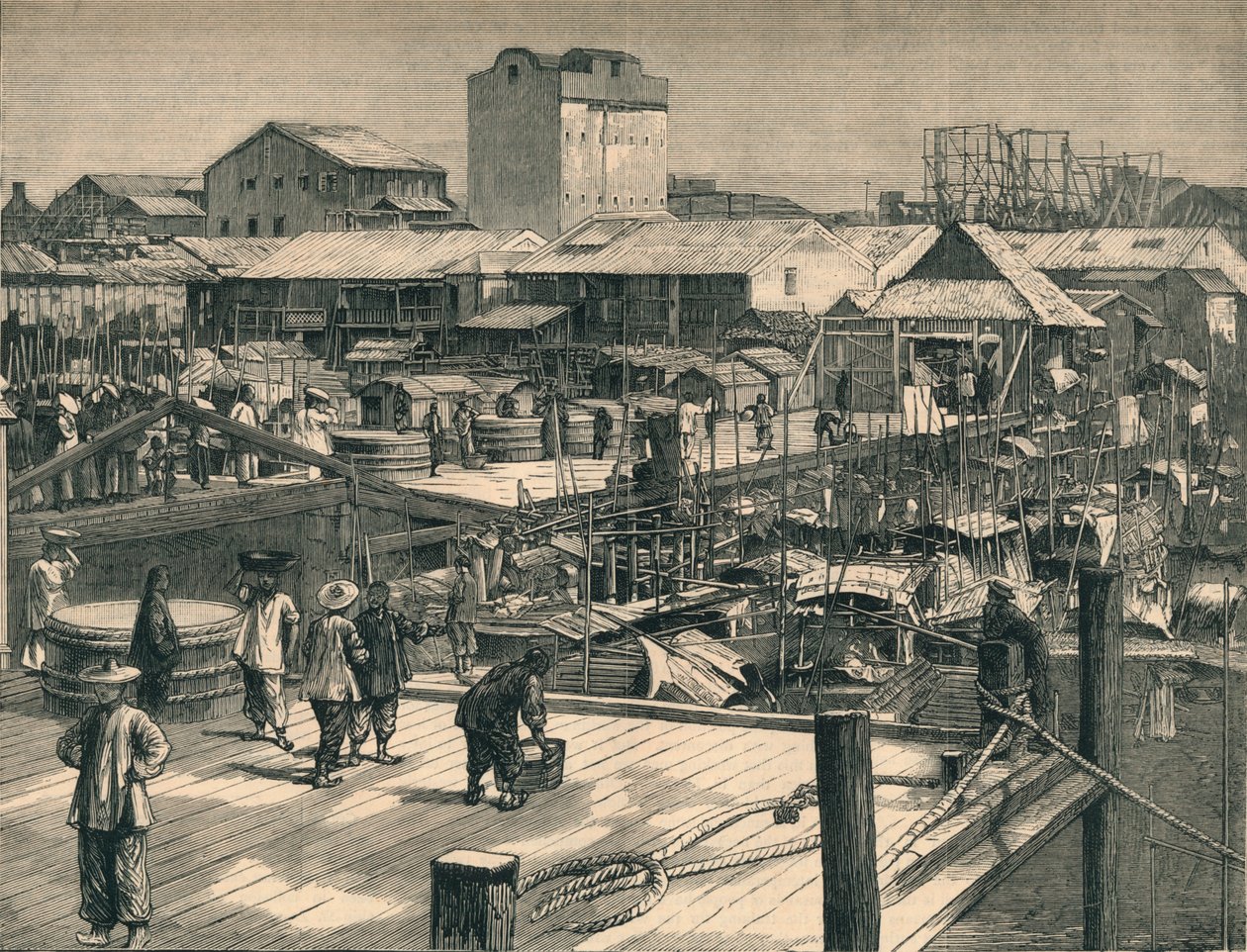 广州最近的骚乱，c1883。 作者 不明