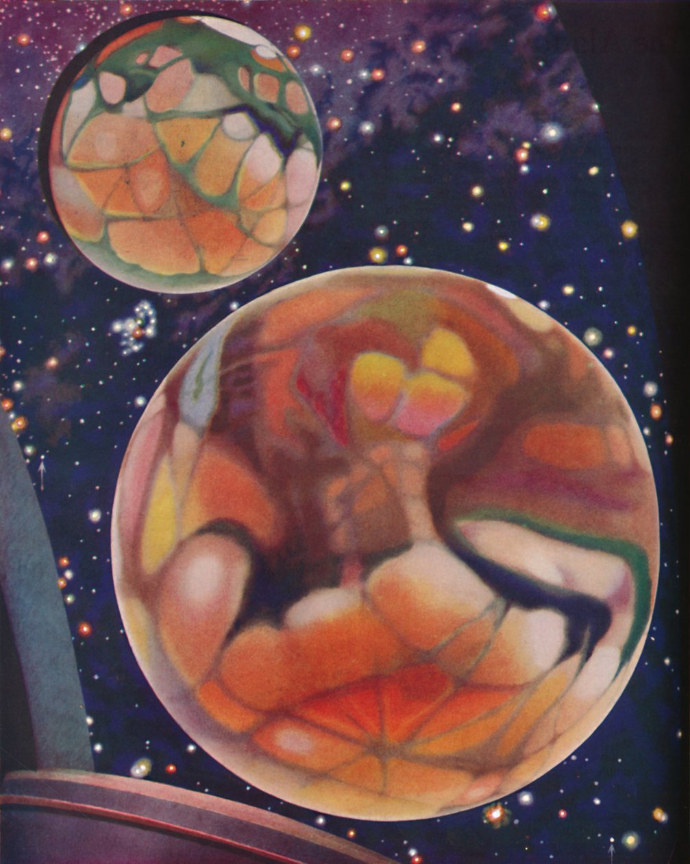 《通过现代望远镜研究的红色星球》，c1935年 作者 不明