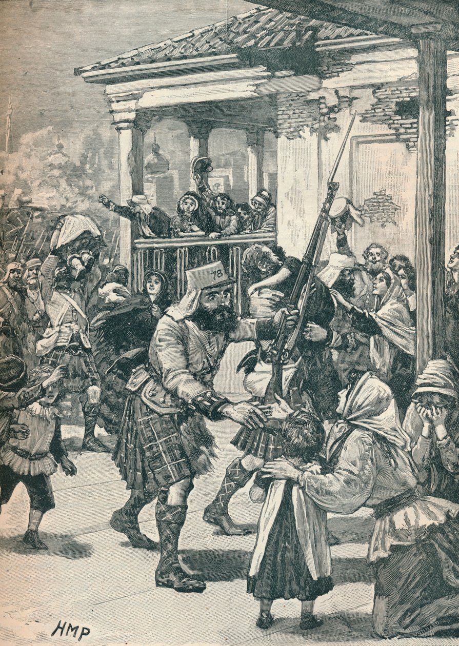 勒克瑙救济，1857年，1906年 作者 不明