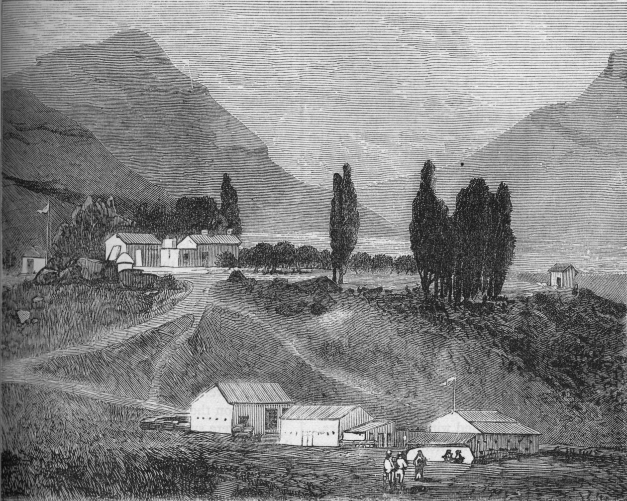 居住地，马苏鲁，巴苏托兰，首席治安官官格里菲思指挥官，建于1880年 作者 不明
