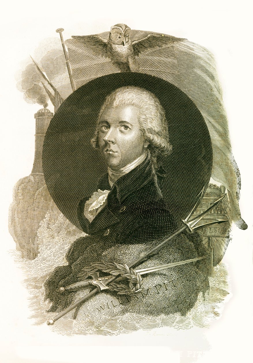 威廉·皮特（William Pitt）阁下，1759-1806年，1816年。 作者 不明