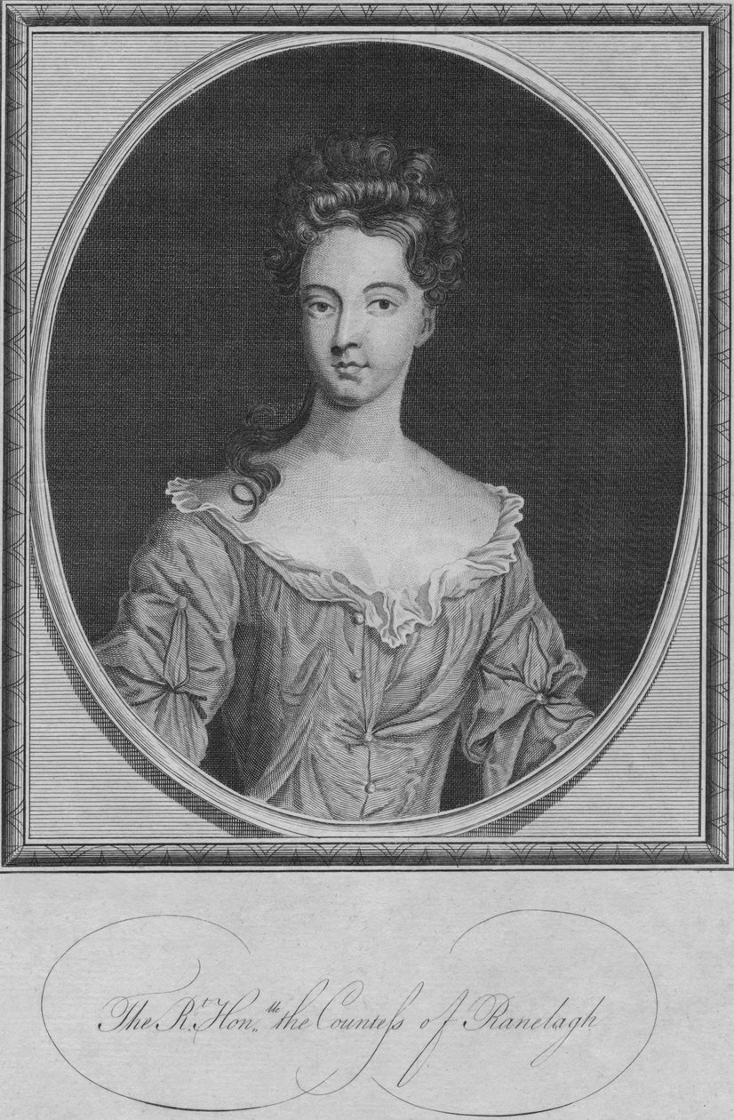尊敬的拉内拉格伯爵夫人权利，1786年。 作者 不明