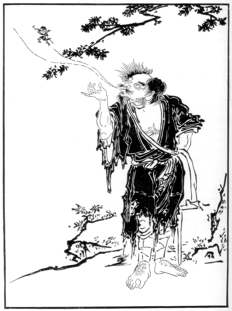 李世贵（Rishi Li Tieh-kwai）于1886年向十七世纪的神仙山散发精神 作者 不明