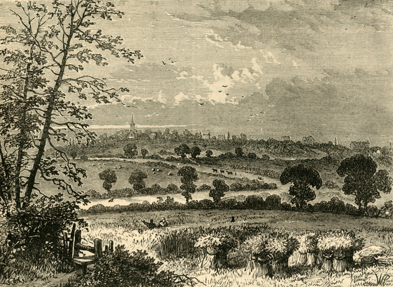 图夫内尔公园（Tufnell Park）罗马路，1838年，建于1876年。 作者 不明