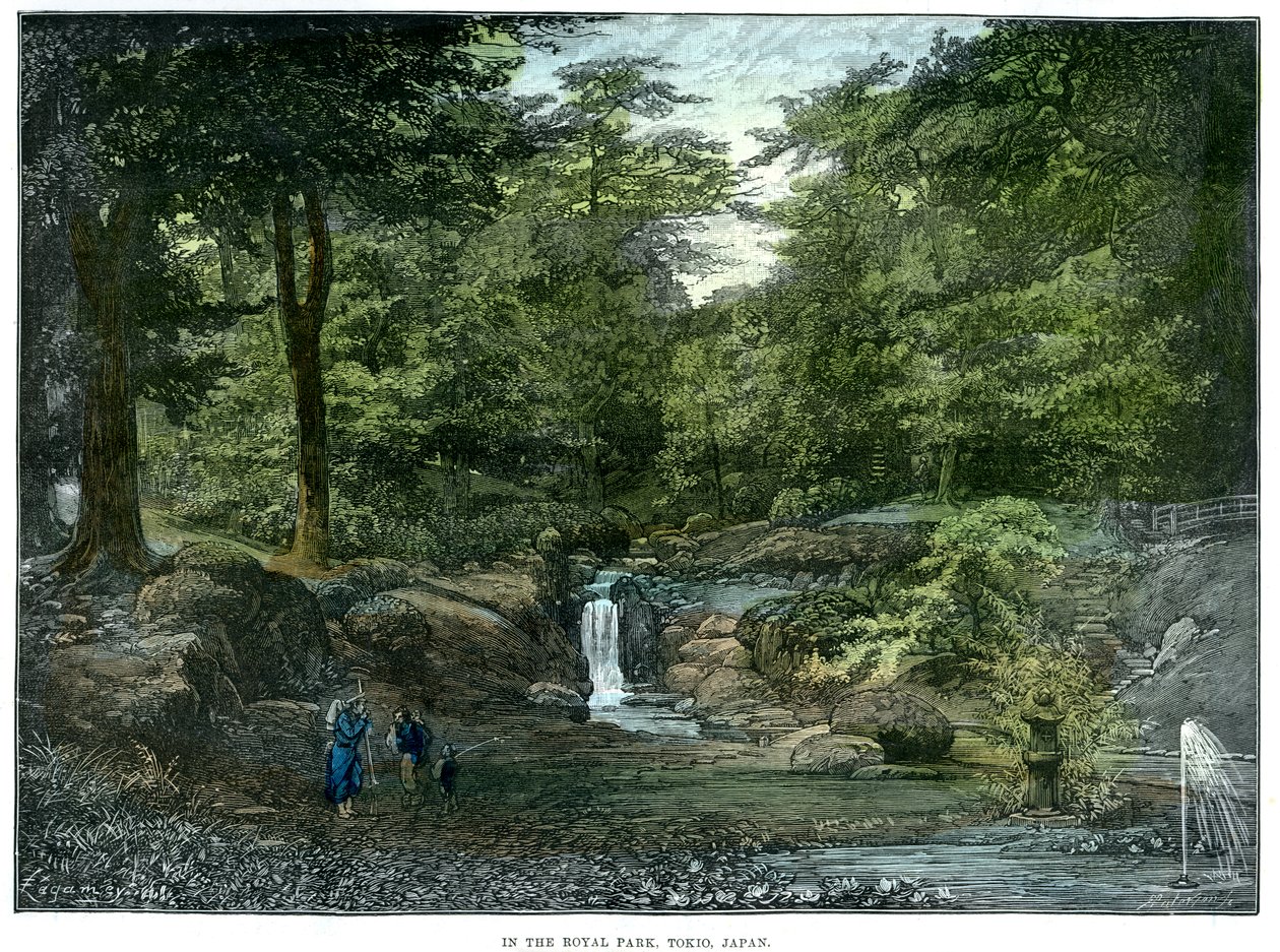 皇家公园，日本东京，1889年 作者 不明