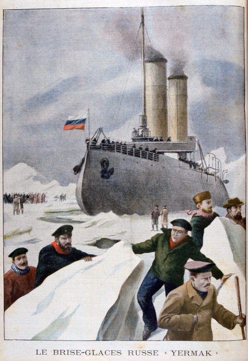 俄罗斯破冰船Yermak，1902年 作者 不明
