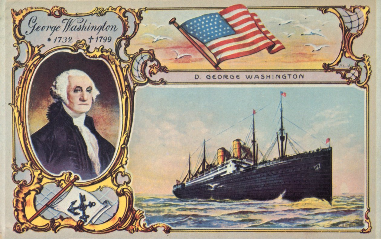SS乔治·华盛顿（SS George Washington），c1910。 作者 不明