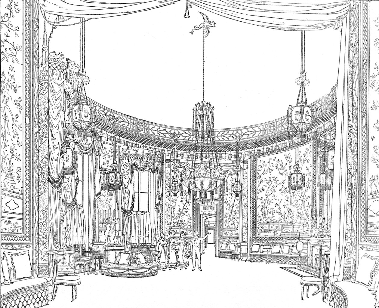 轿车，约1820年。摘自纳什插图，1939年 作者 不明