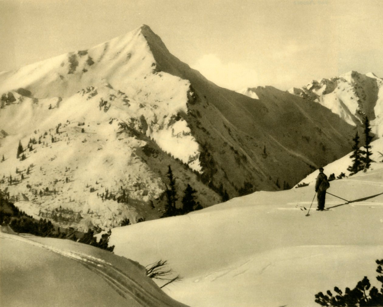 奥地利施蒂里亚州的Schoberspitze，建于1935年。 作者 不明