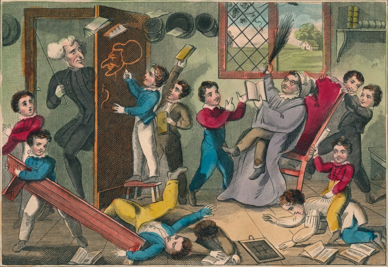 国外学校校长，1832年。 作者 不明