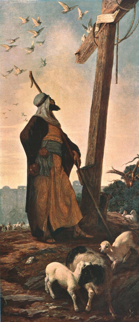 耶路撒冷的牧羊人，c1881，c1902。 作者 不明