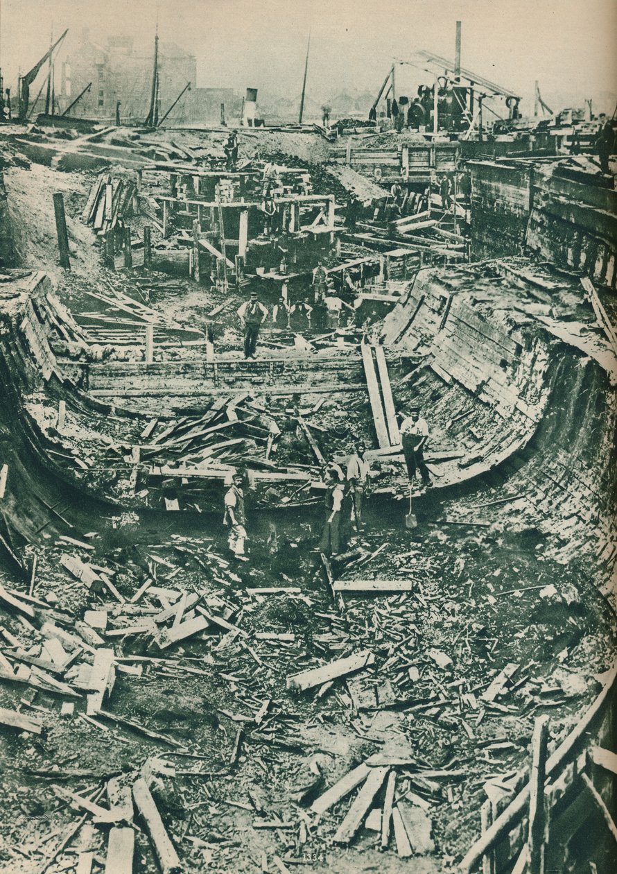 成为干船坞的船，1937年 作者 不明