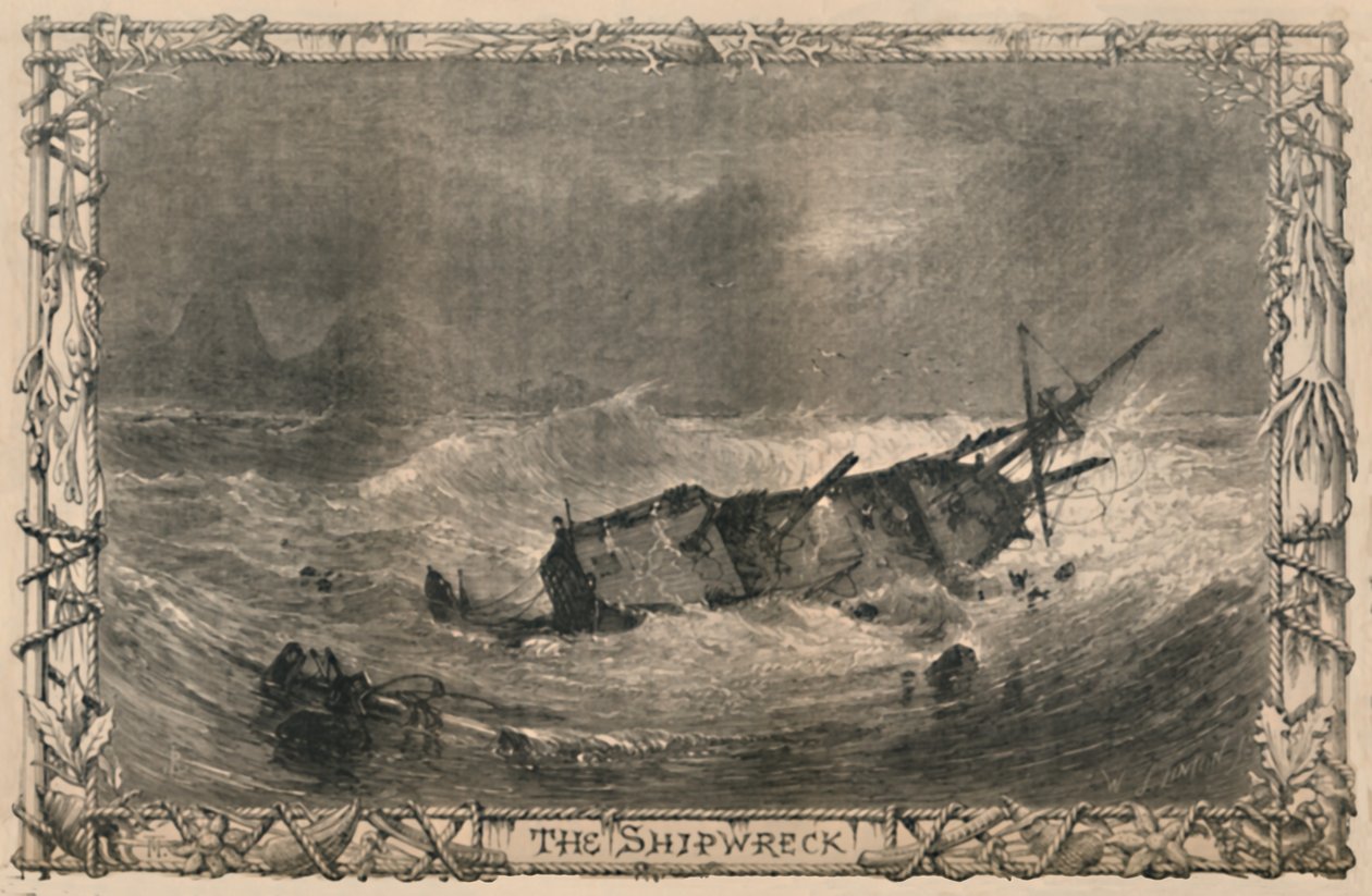 沉船，c1870 作者 不明