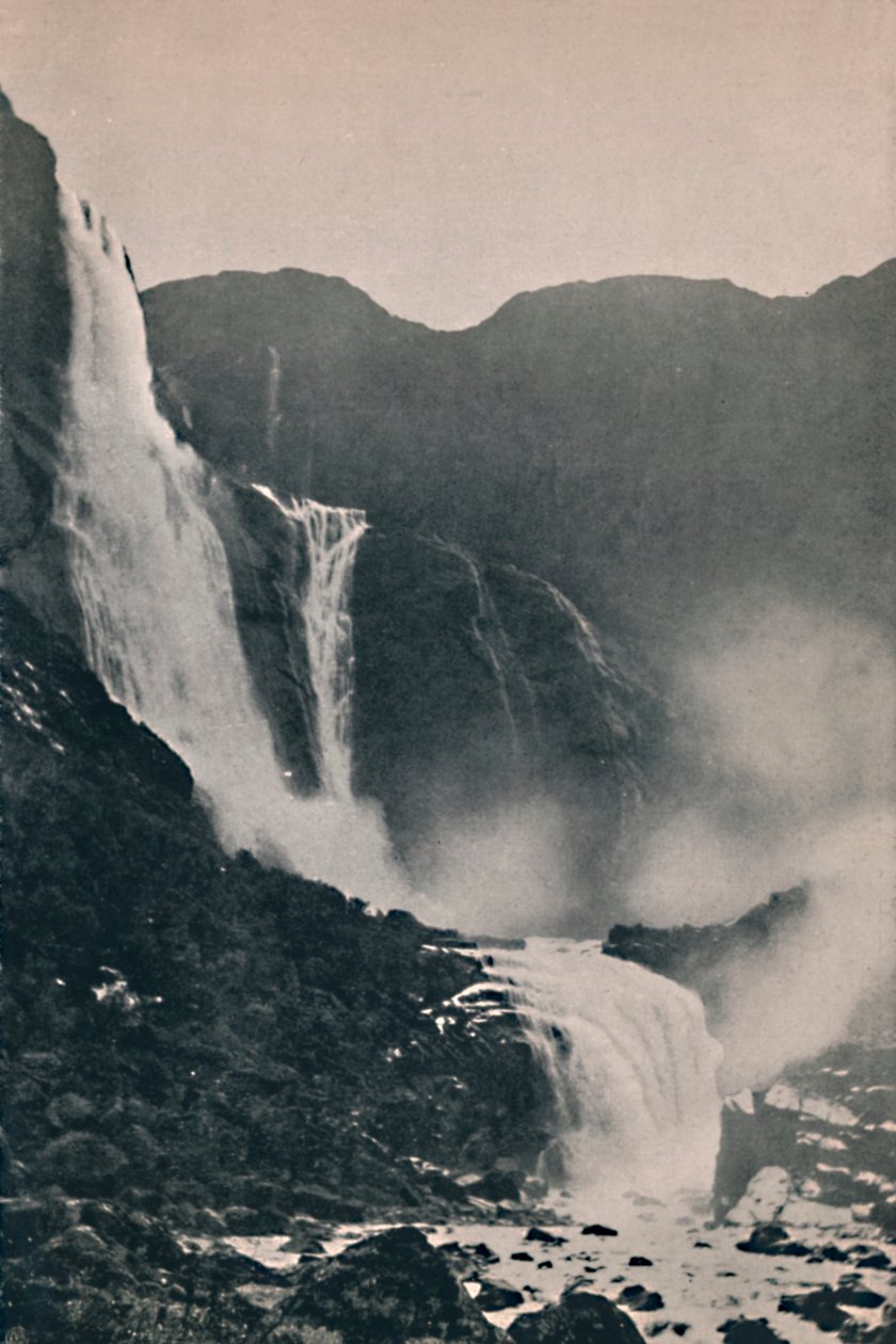Skjeggedal Falls，1914年。 作者 不明