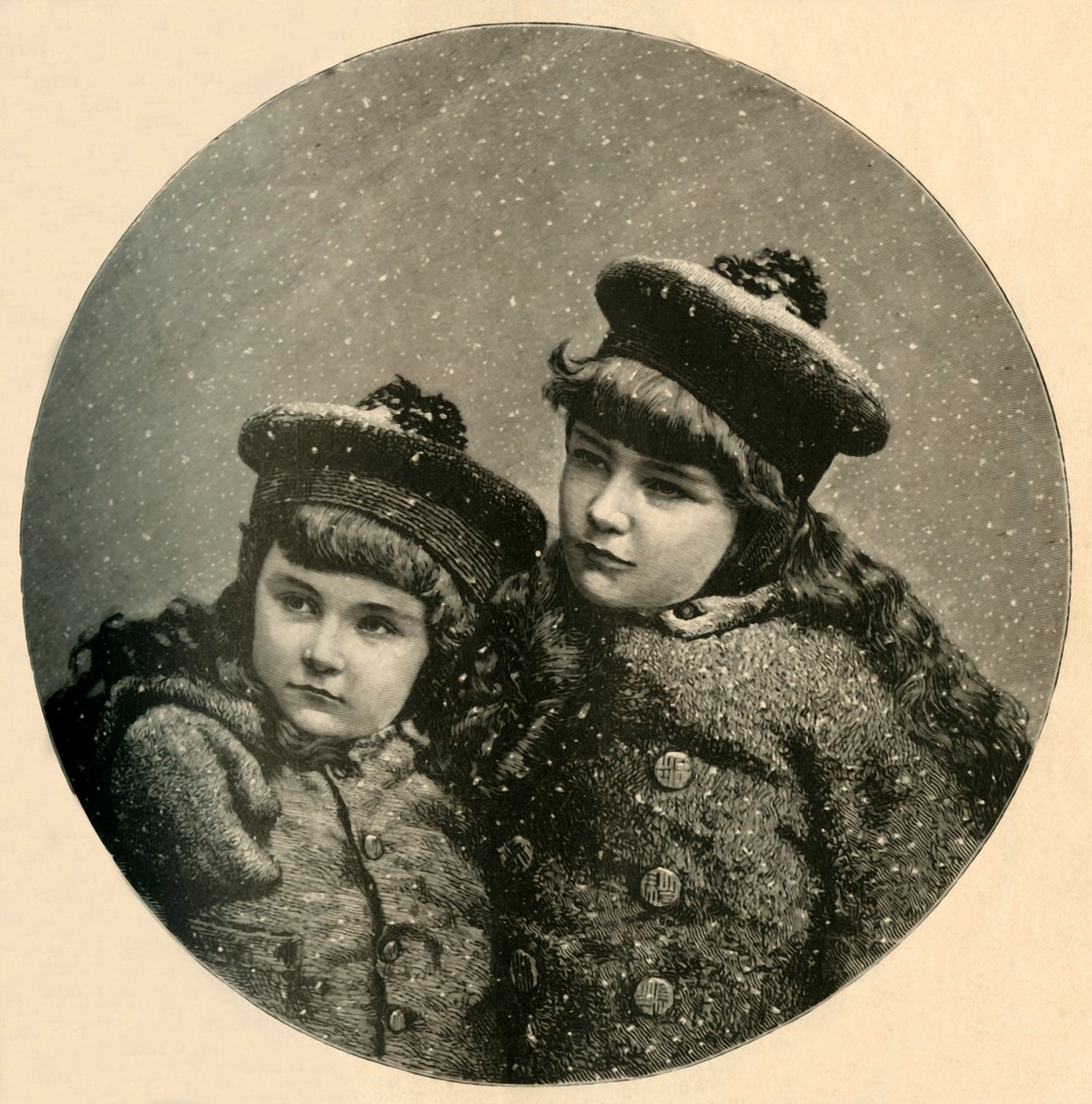 雪鸟圣诞树，1883年。 作者 不明
