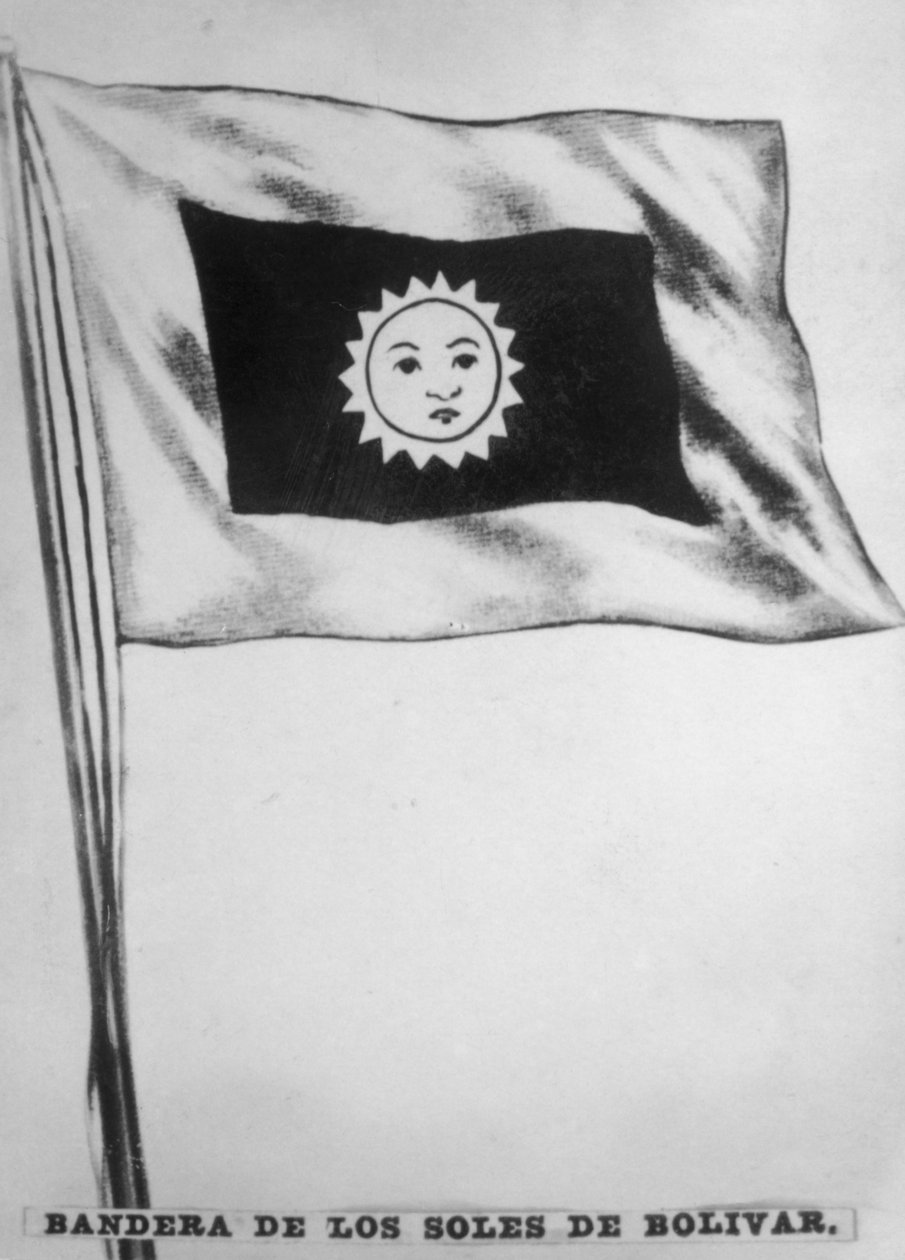 玻利瓦尔鞋底，1823年，1920年代 作者 不明