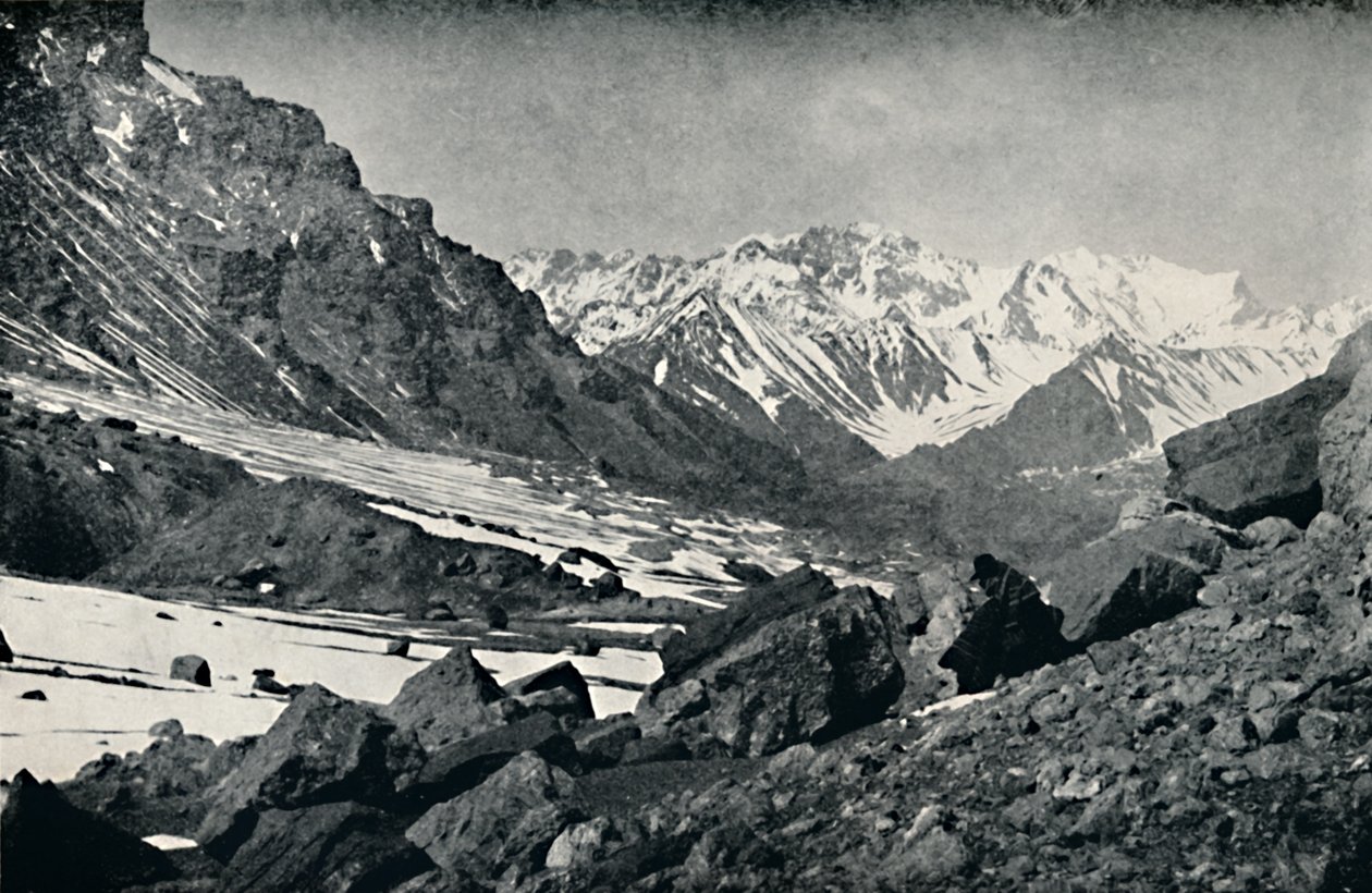 阿空加瓜南部悬崖，1911年 作者 不明