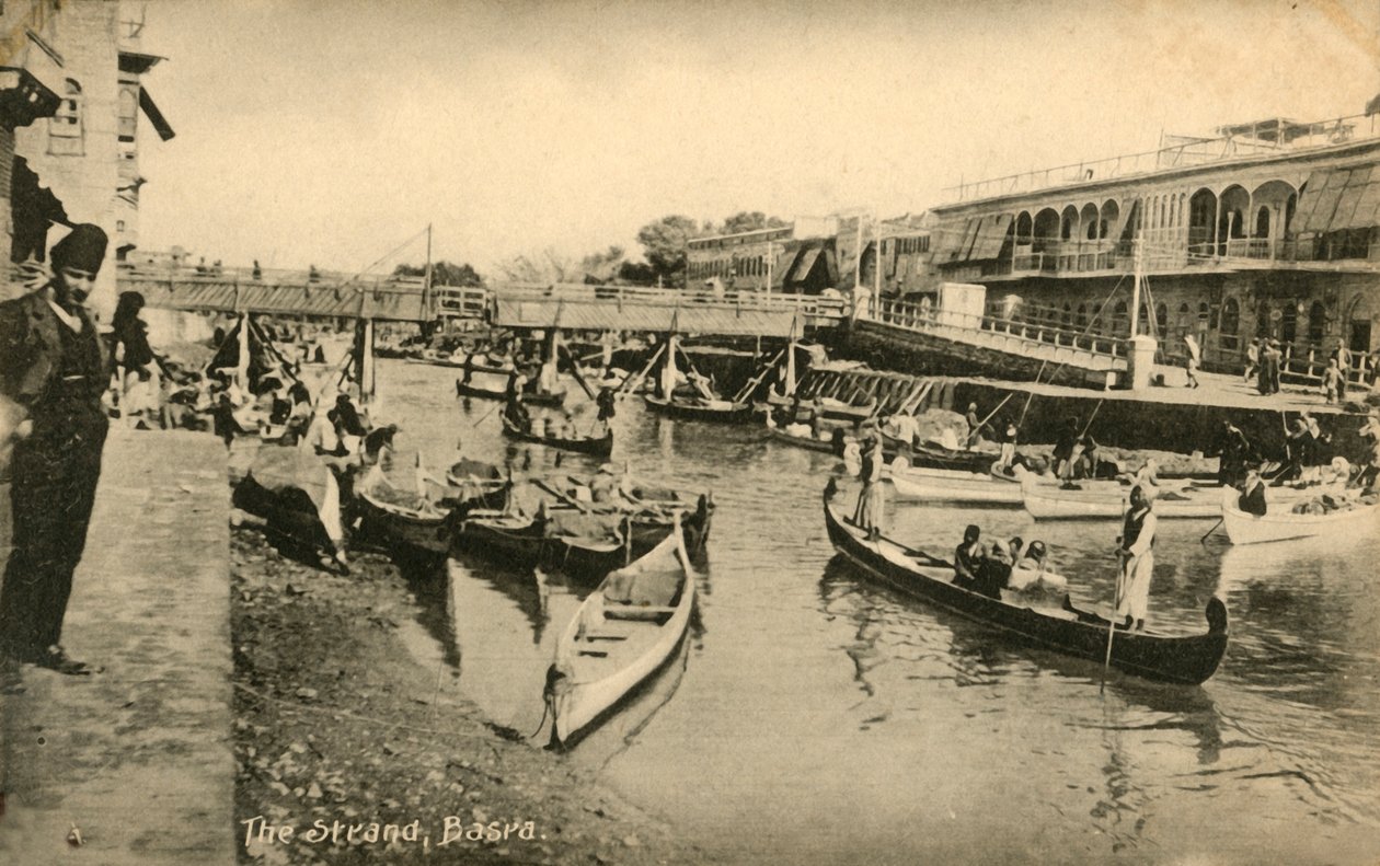 巴士拉街（The Strand），巴士拉（c1918-c1939）。 作者 不明