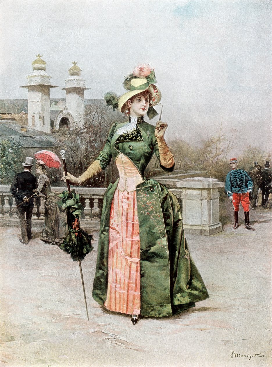 未来风格，1889年 作者 不明