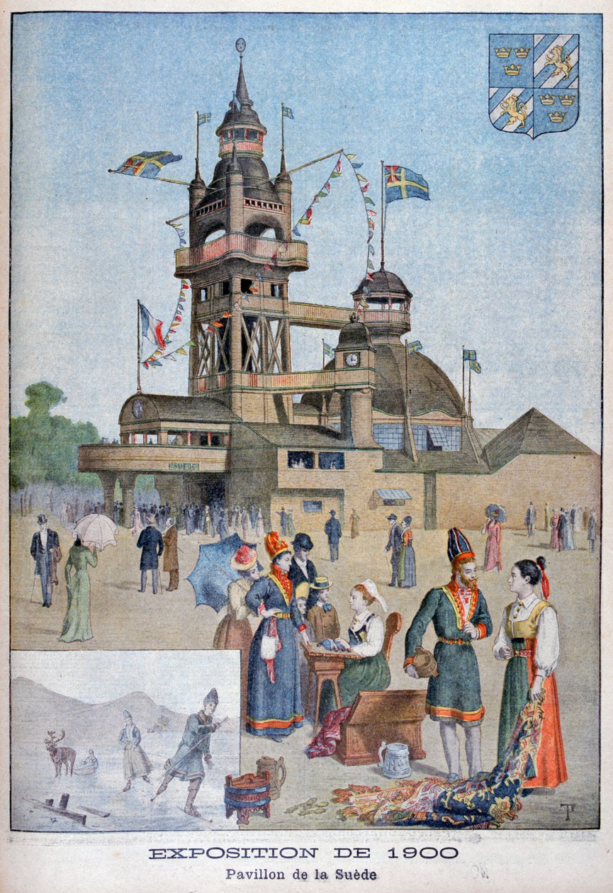 1900年巴黎世界博览会瑞典馆，1900年 作者 不明