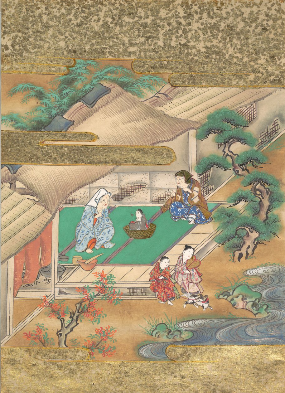 竹刀的故事，十七世纪末。 作者 不明