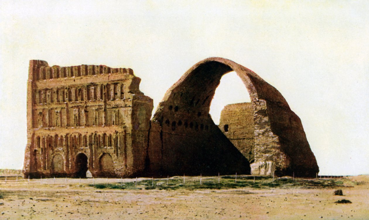 Taq-i Kisra，伊拉克Ctesiphon，建于1930年代 作者 不明