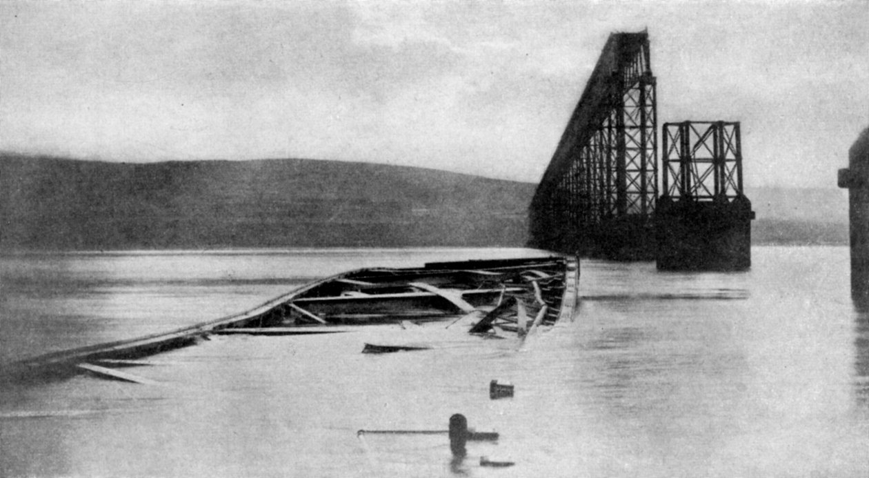 1879年12月28日，苏格兰，泰河大桥（Tay Bridge）灾难1951年 作者 不明