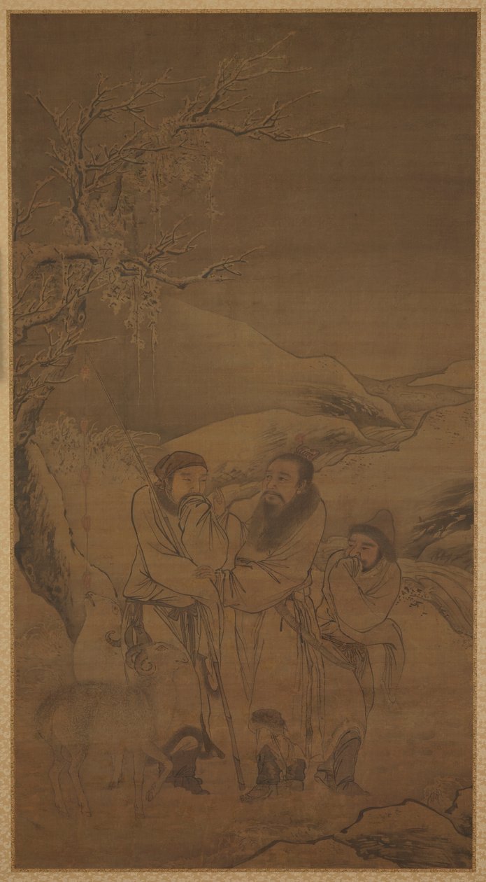 苏武与李陵泪别》，明朝，16世纪。 作者 不明