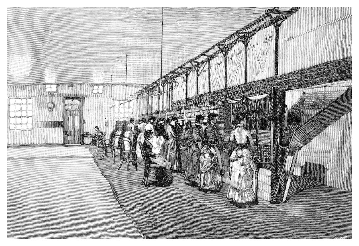 电话交换局，澳大利亚维多利亚州墨尔本，1886年 作者 不明