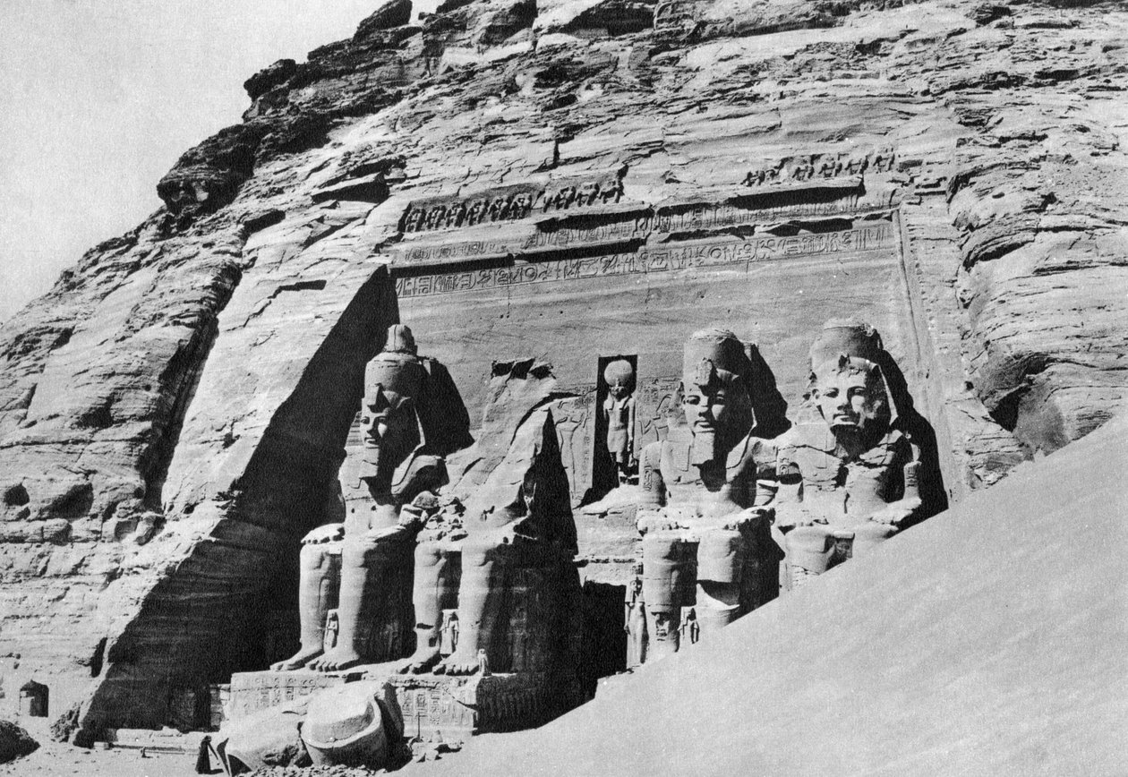 埃及阿布辛贝神庙，1936年 作者 不明