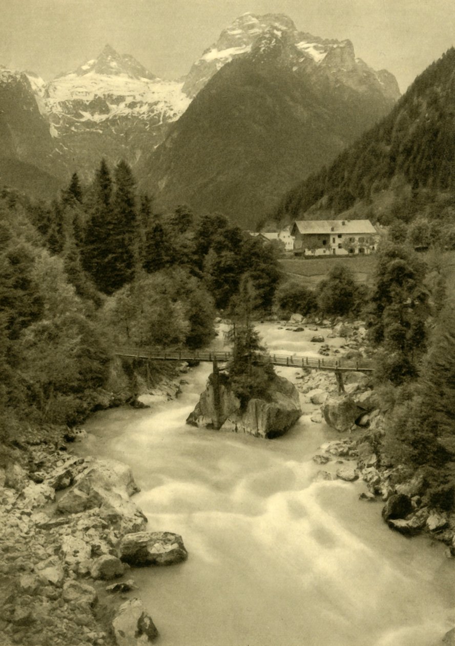 Teufelssteg魔鬼桥，奥地利洛弗，约建于1935年。 作者 不明