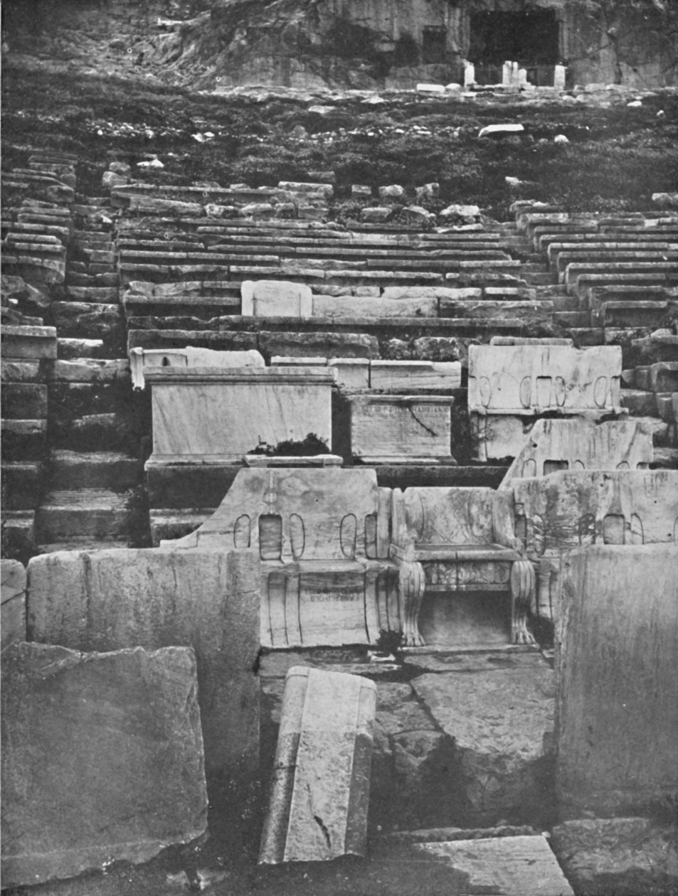狄俄尼索斯剧院，雅典，1913年 作者 不明
