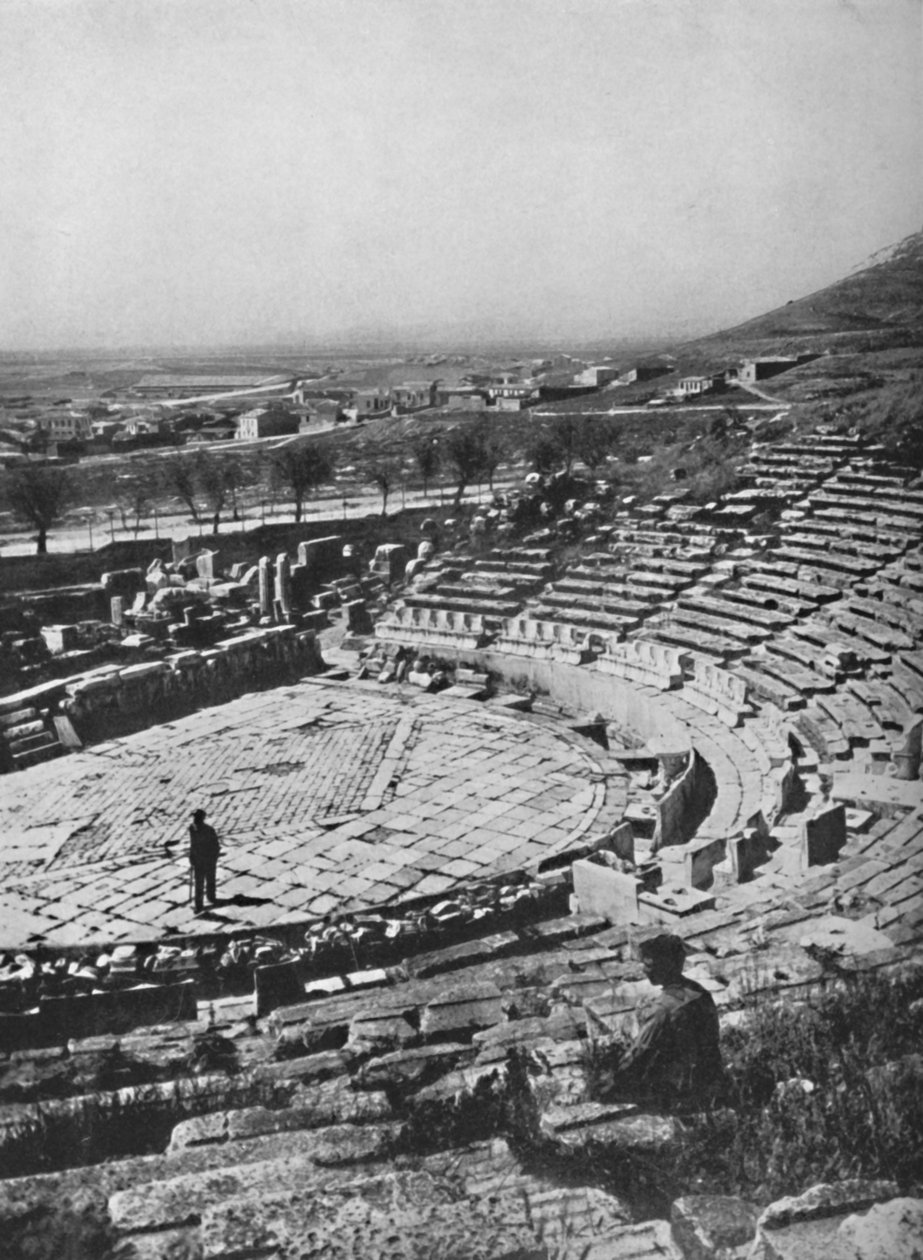 雅典卫城南坡的狄俄尼索斯剧院，1913年 作者 不明