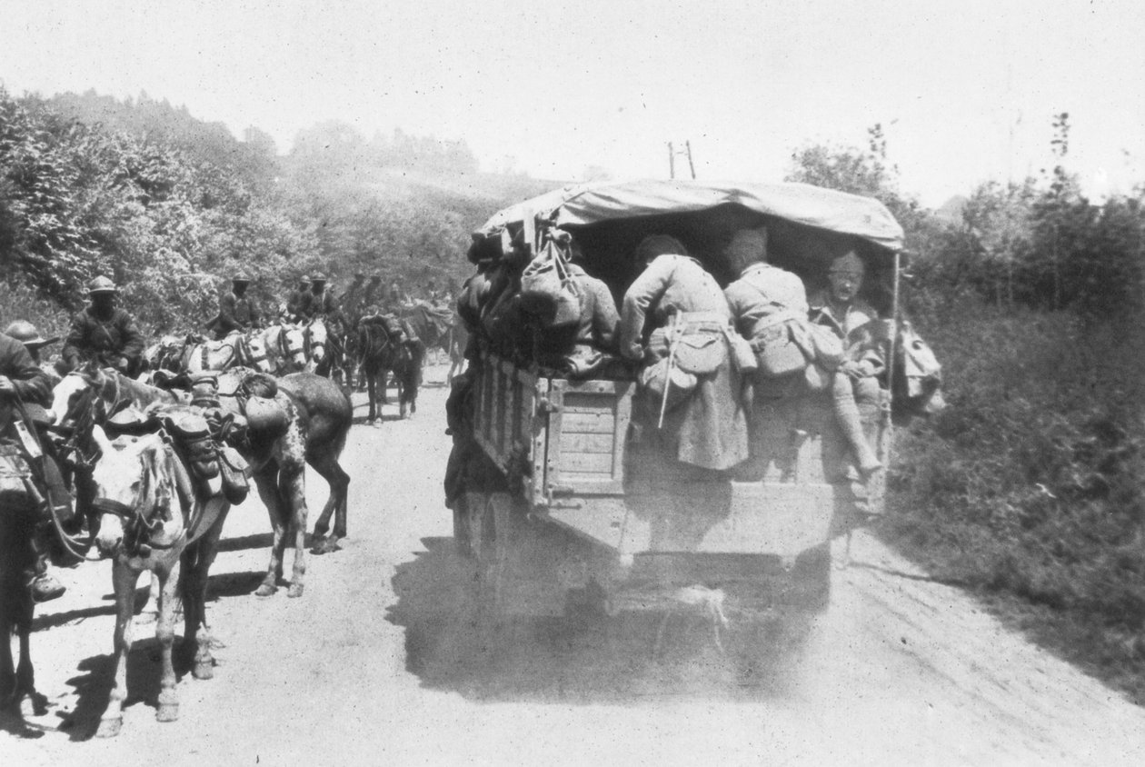 1918年，法国化工学院的埃纳第三次战役 作者 不明