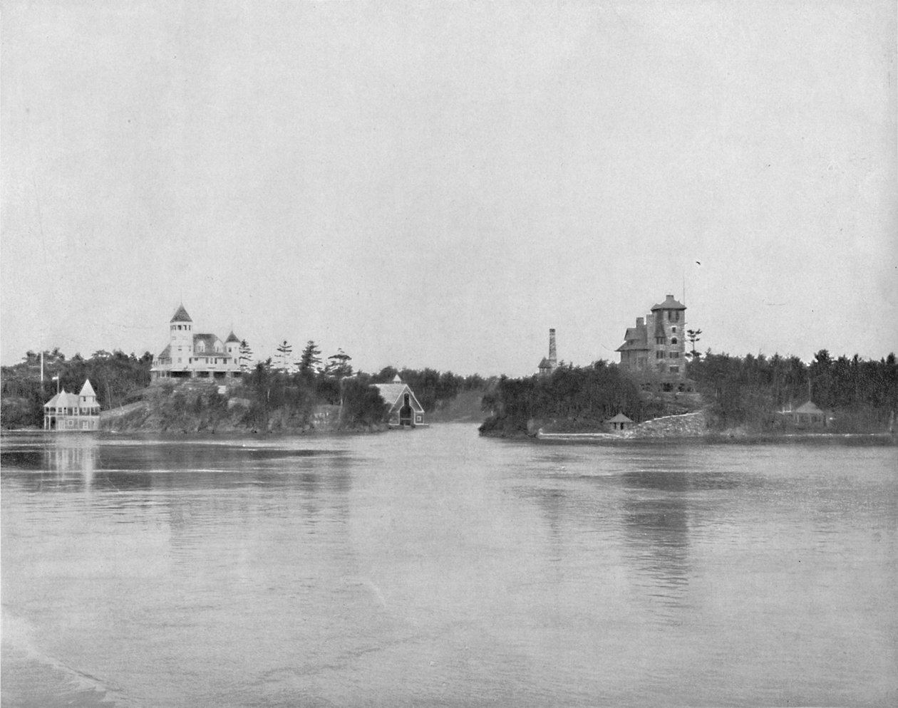 圣劳伦斯千岛群岛，建于1897年。 作者 不明