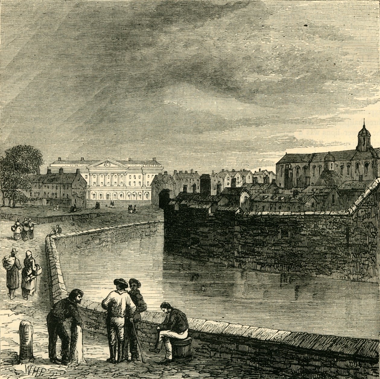 塔护城河，c1872。 作者 不明