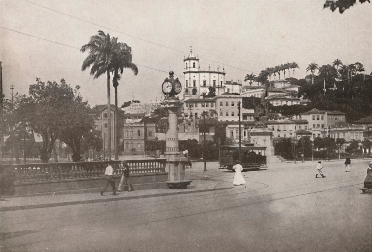 电车经过Praca da Gloria，1914年 作者 不明