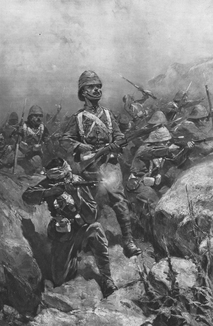 1899年至1901年的穿越战争：一次激烈的交战，1901年。 作者 不明