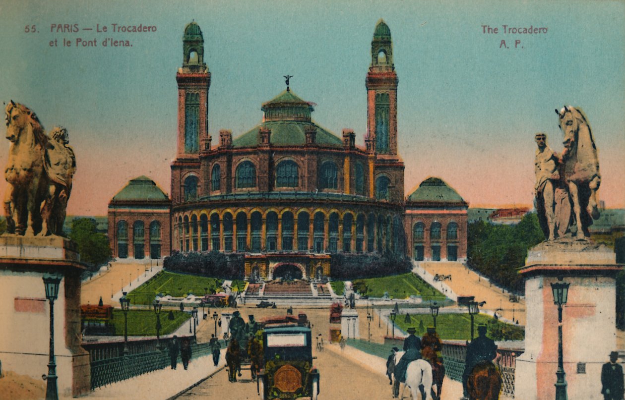 Trocadéro和PontdIéna，巴黎，c1920 作者 不明