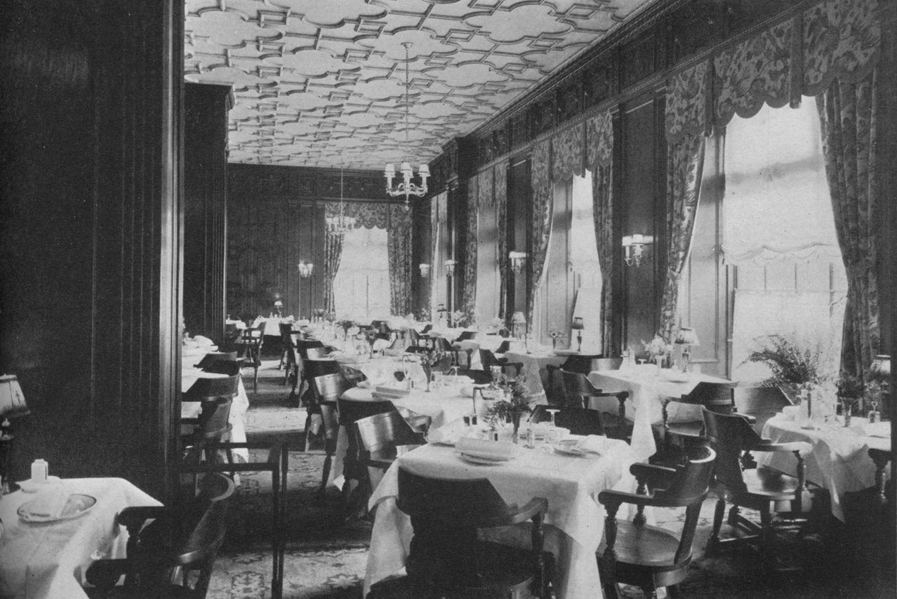 都铎餐厅，墨尔本酒店，密苏里州圣路易斯，1924年 作者 不明