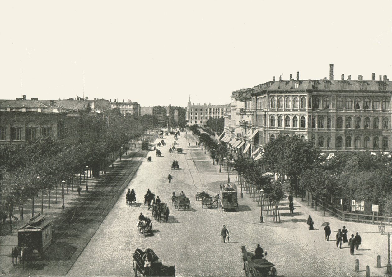 维斯特布罗加德（Vesterbrogade），丹麦哥本哈根，1895年。 作者 不明