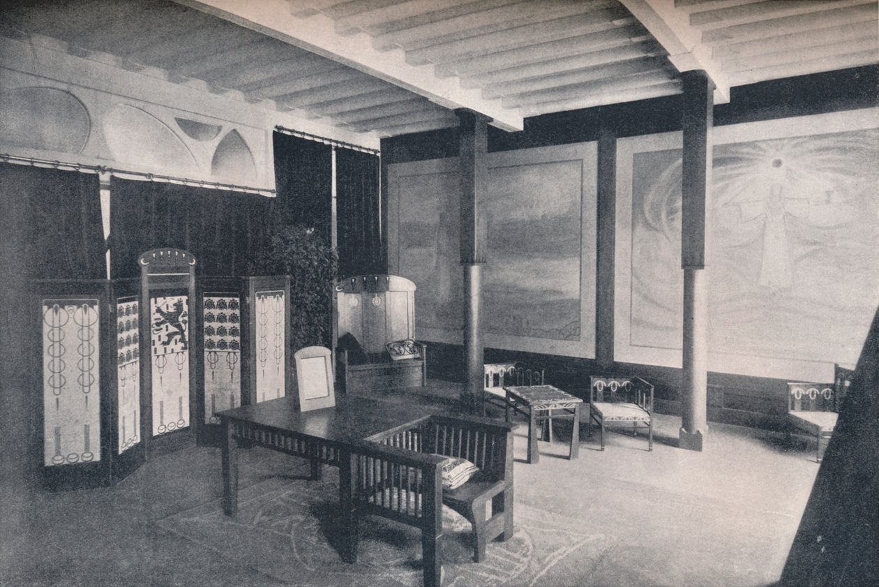 1902年都灵展览会荷兰分部的前庭 作者 不明