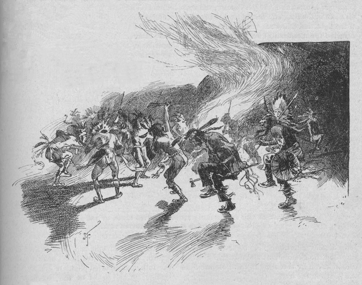 勇士跳了战争舞蹈，1902年 作者 不明