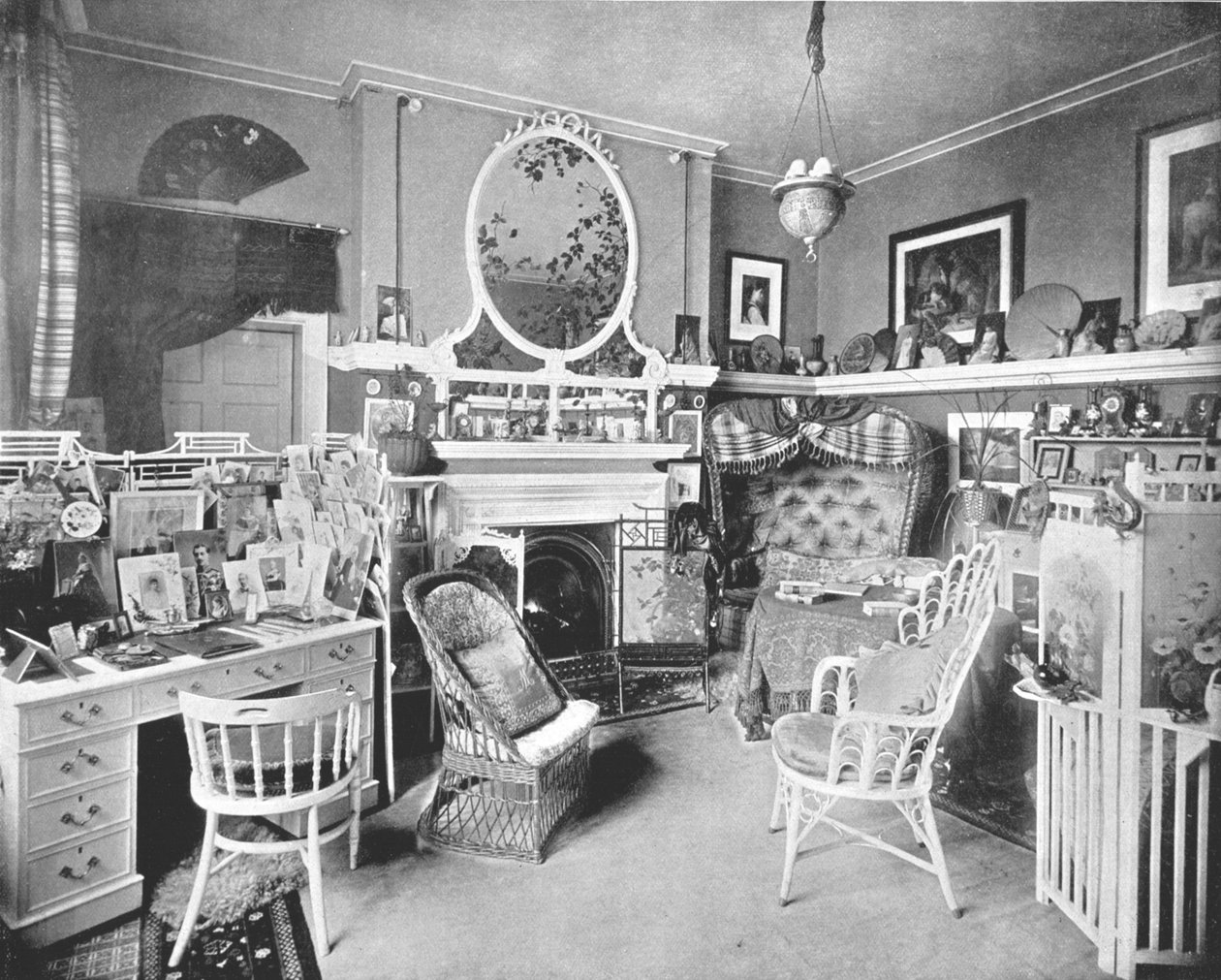 里士满公园的白色小屋，1894年。 作者 不明