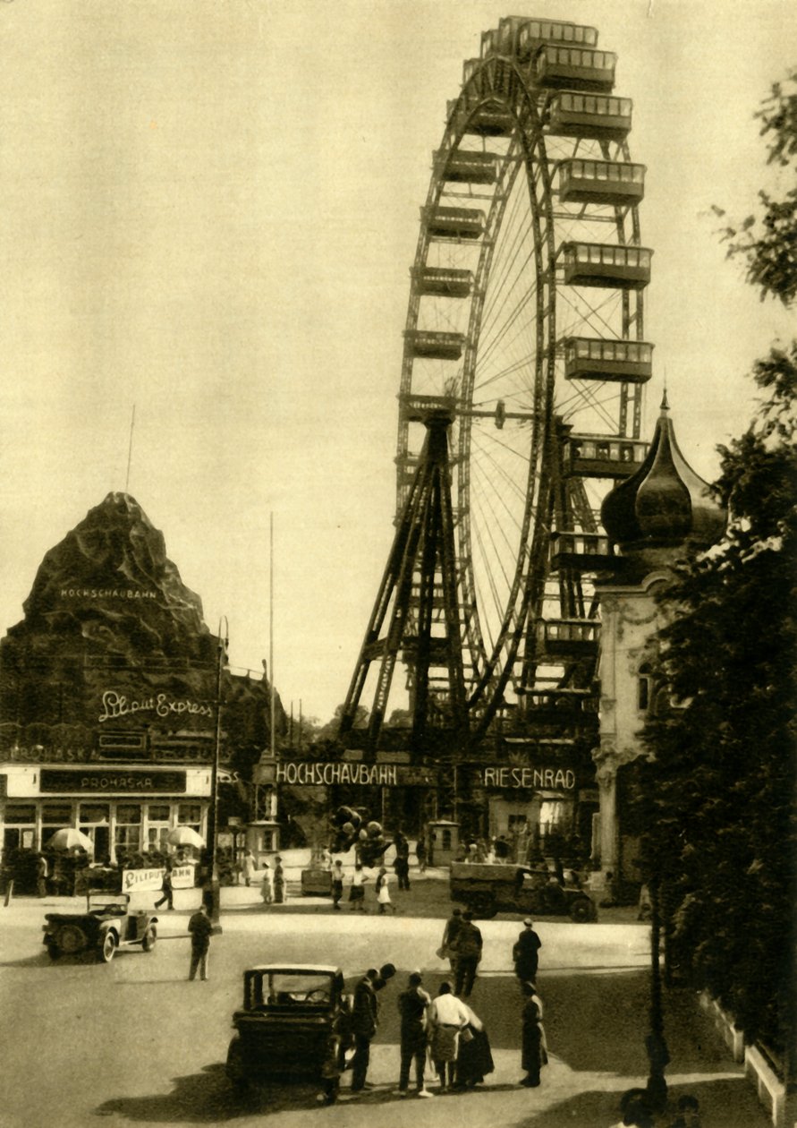维也纳Riesenrad，奥地利维也纳，c1935年。 作者 不明