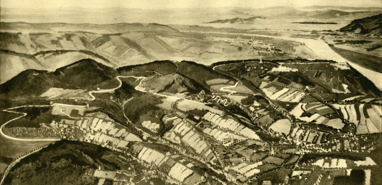 维也纳维也纳的维也纳大街（Wienerwald Road），约建于1935年。 作者 不明