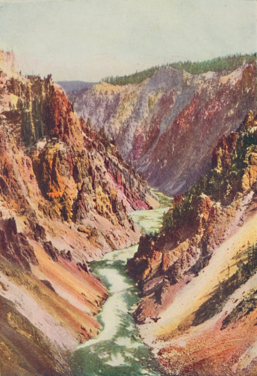 黄石河，1916年 作者 不明