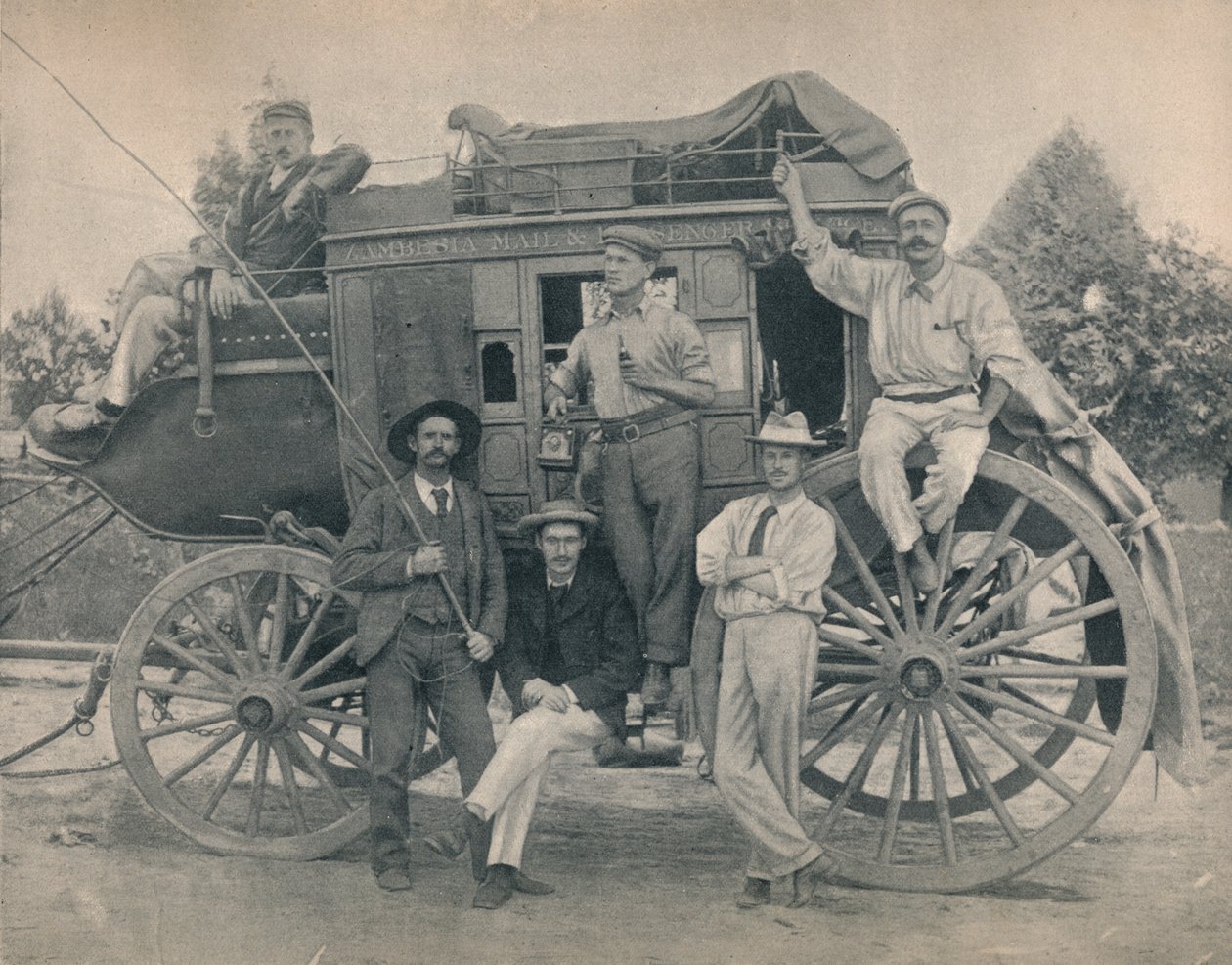 Zambesi教练，c1900年。 作者 不明